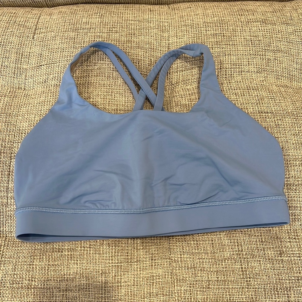 Lululemon Energy Bra Size 10 - Light Blue